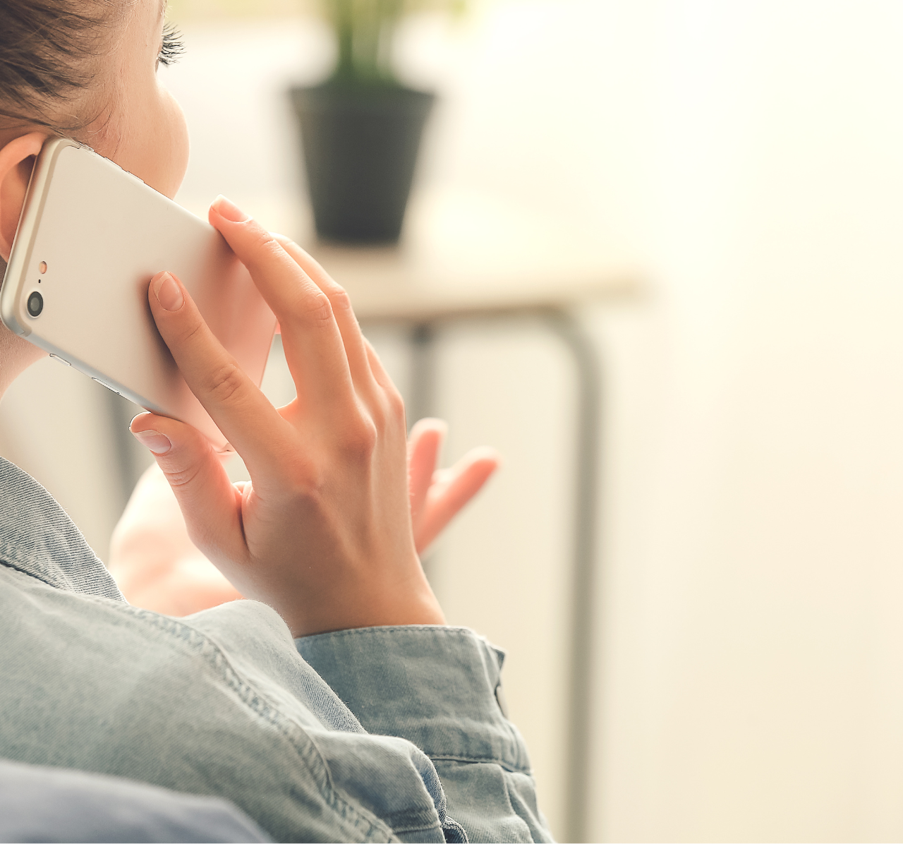 woman on the phone