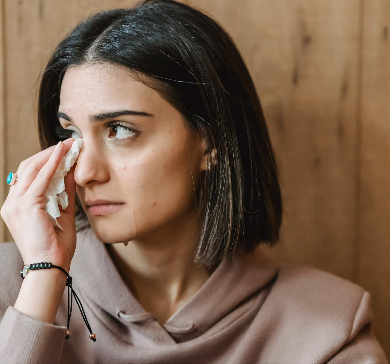 crying woman